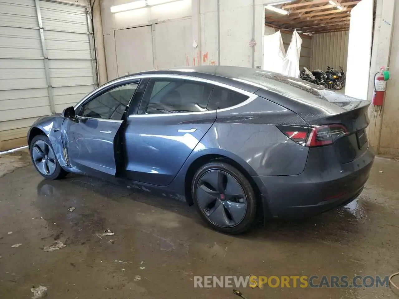 2 Photograph of a damaged car 5YJ3E1EB5KF453064 TESLA MODEL 3 2019