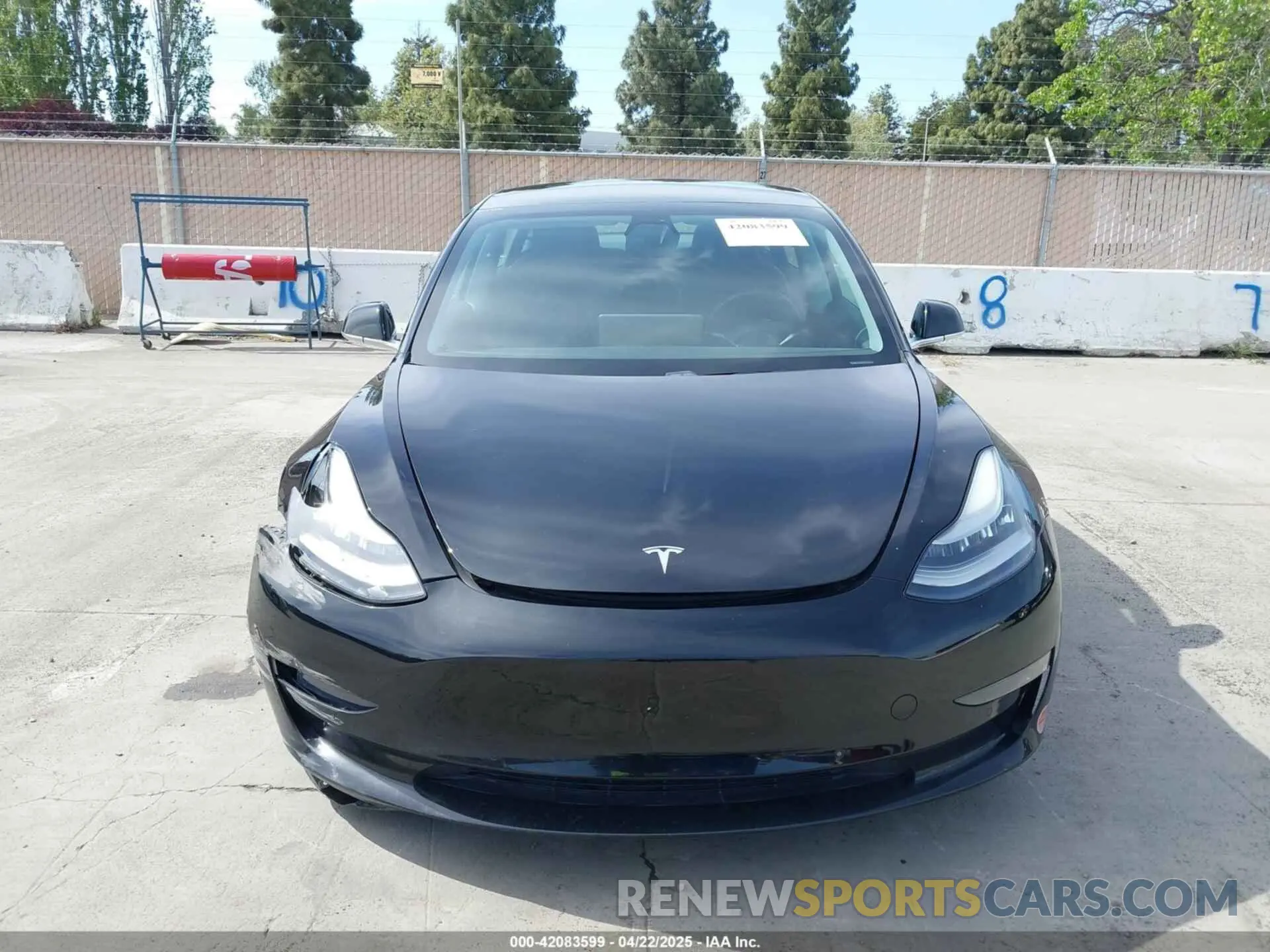 12 Photograph of a damaged car 5YJ3E1EB5KF453422 TESLA MODEL 3 2019