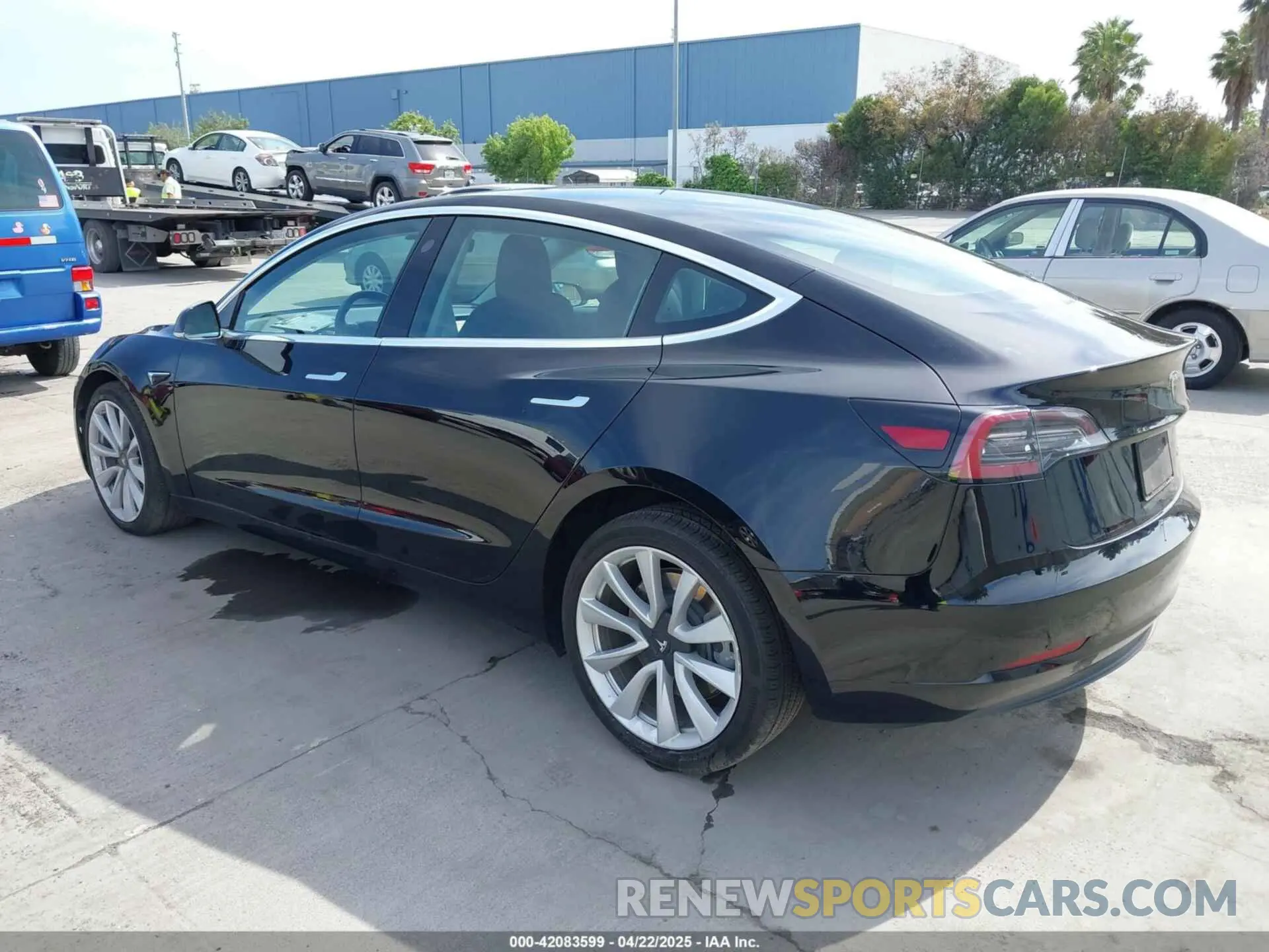 3 Photograph of a damaged car 5YJ3E1EB5KF453422 TESLA MODEL 3 2019