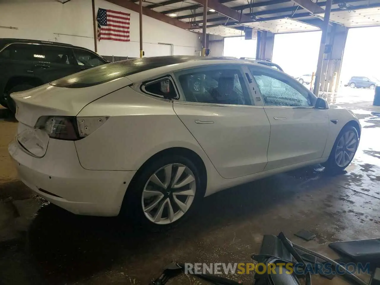 3 Photograph of a damaged car 5YJ3E1EB5KF454117 TESLA MODEL 3 2019