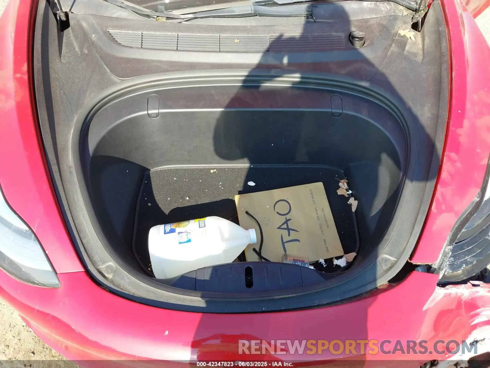 10 Photograph of a damaged car 5YJ3E1EB5KF454456 TESLA MODEL 3 2019