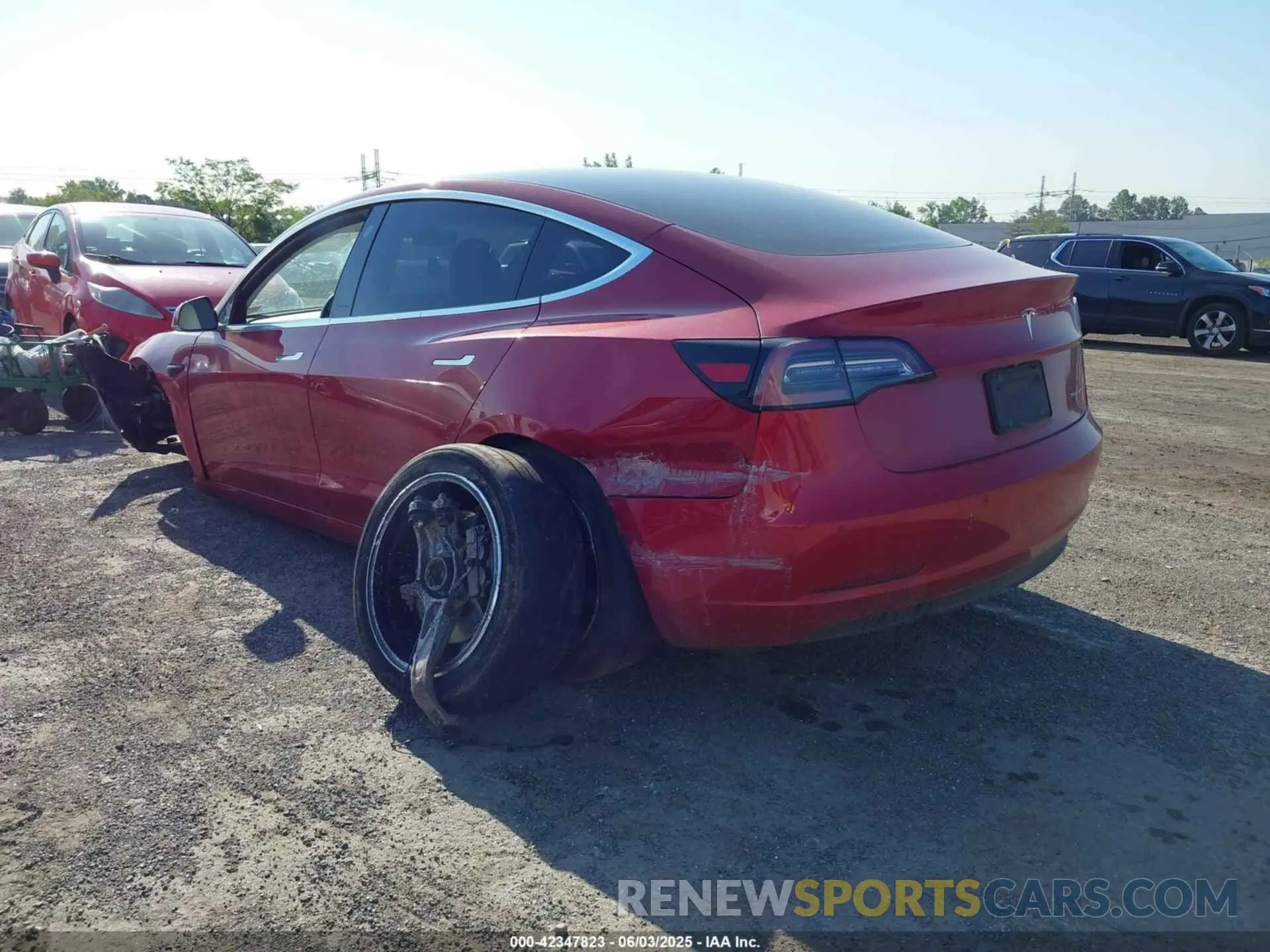 3 Photograph of a damaged car 5YJ3E1EB5KF454456 TESLA MODEL 3 2019