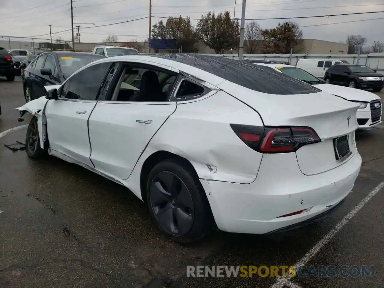 2 Photograph of a damaged car 5YJ3E1EB5KF510718 TESLA MODEL 3 2019