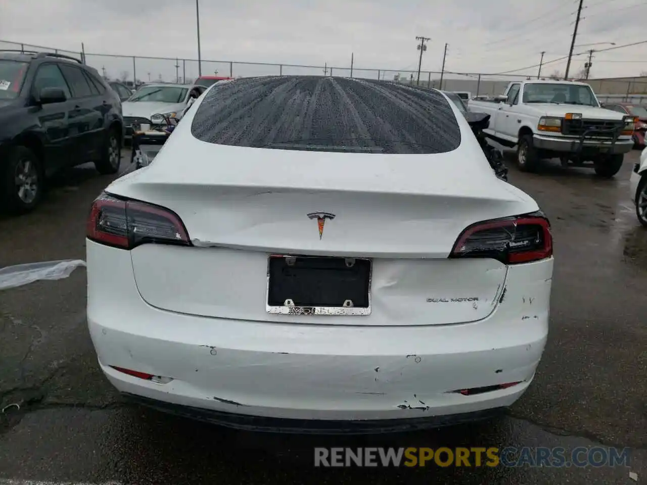 6 Photograph of a damaged car 5YJ3E1EB5KF510718 TESLA MODEL 3 2019