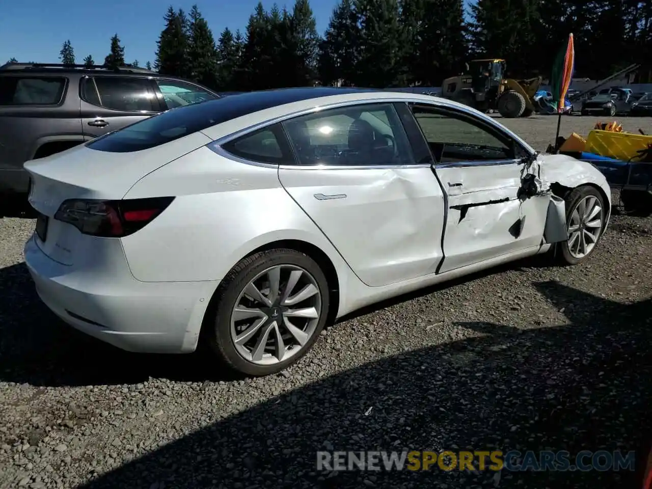 3 Photograph of a damaged car 5YJ3E1EB5KF512811 TESLA MODEL 3 2019