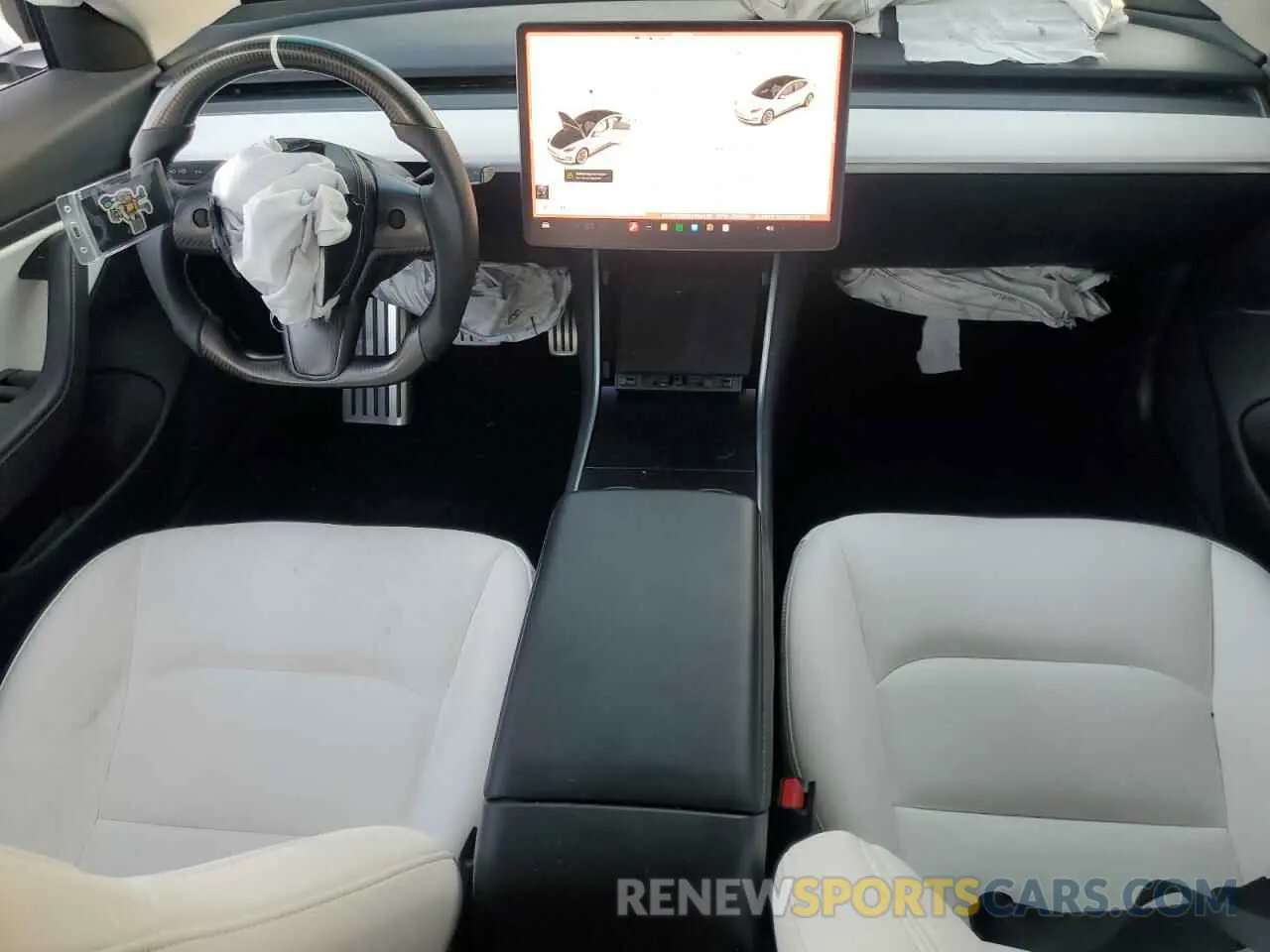 8 Photograph of a damaged car 5YJ3E1EB5KF514476 TESLA MODEL 3 2019