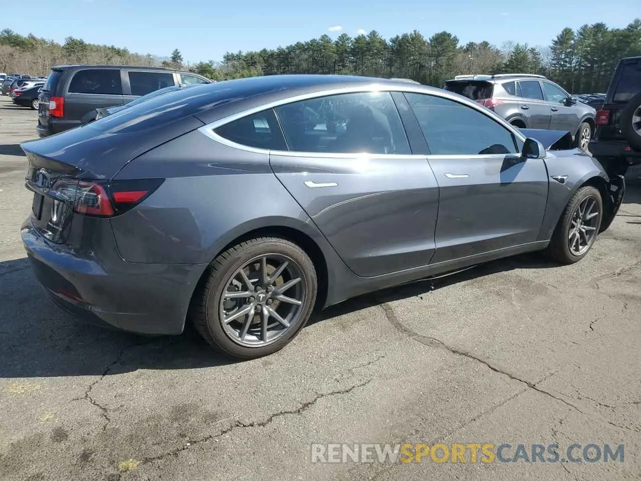 3 Photograph of a damaged car 5YJ3E1EB5KF520780 TESLA MODEL 3 2019