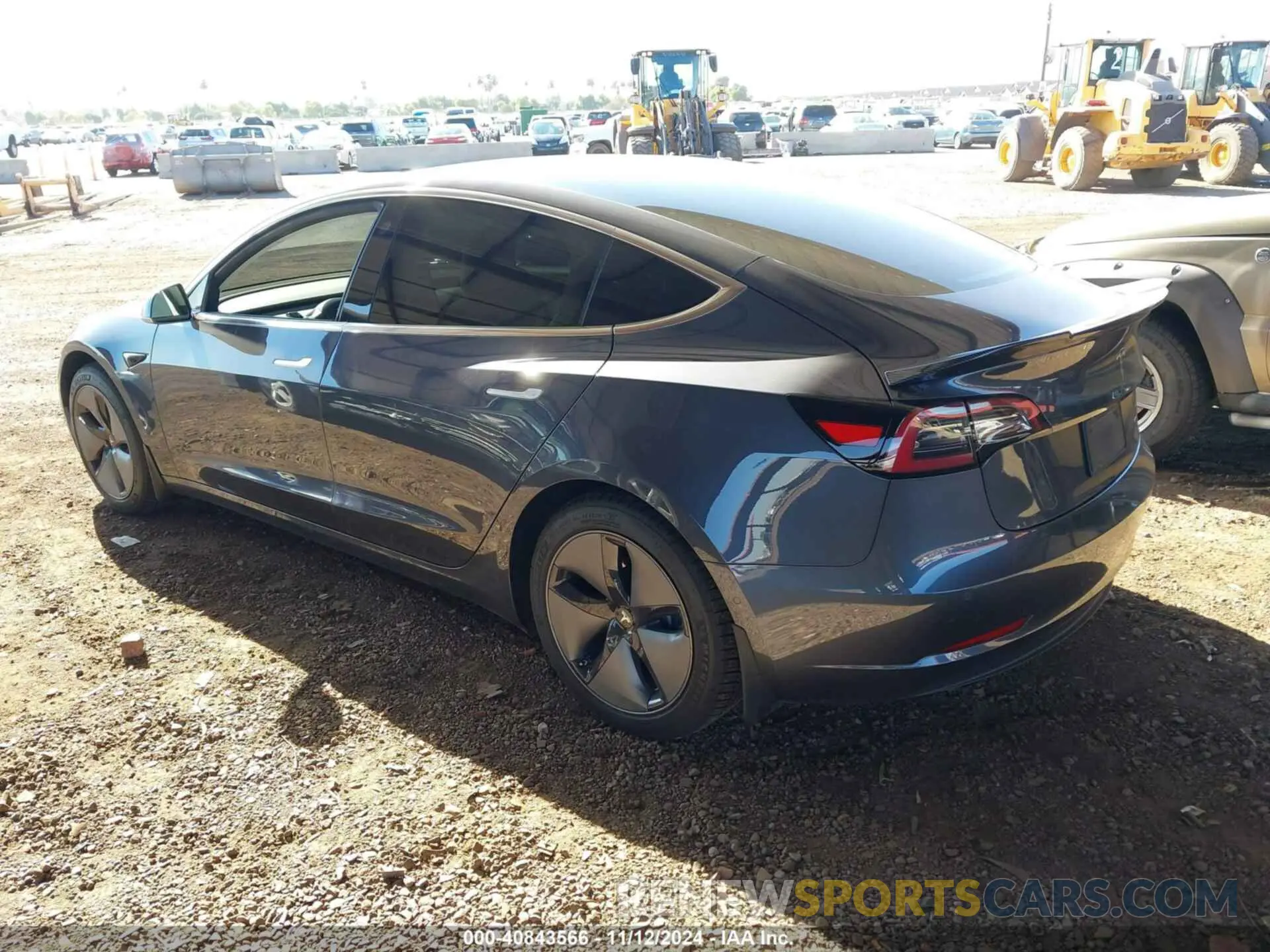 3 Photograph of a damaged car 5YJ3E1EB6KF192379 TESLA MODEL 3 2019