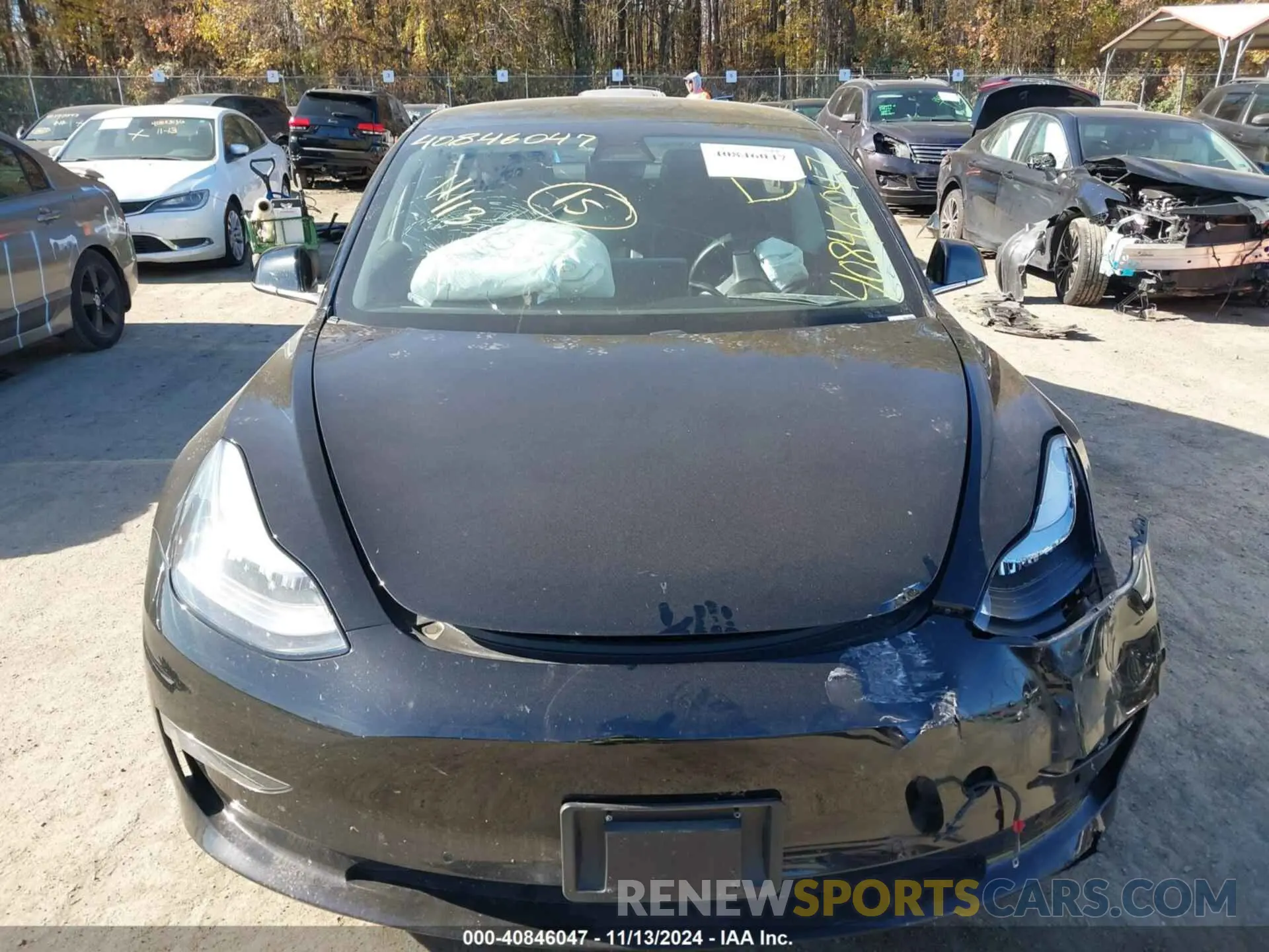 12 Photograph of a damaged car 5YJ3E1EB6KF209312 TESLA MODEL 3 2019