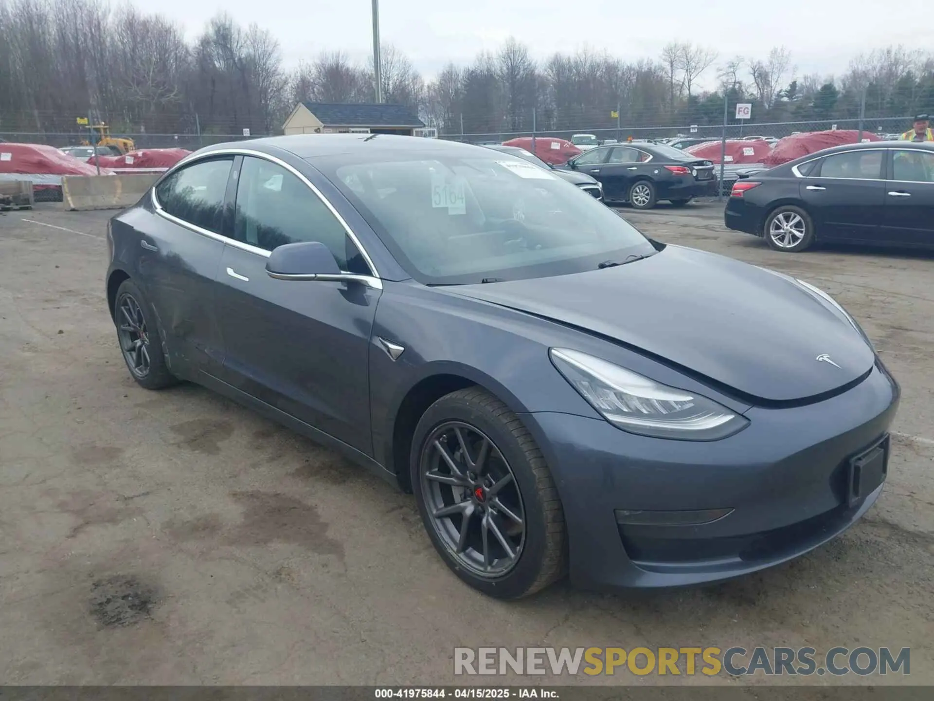 1 Photograph of a damaged car 5YJ3E1EB6KF209925 TESLA MODEL 3 2019