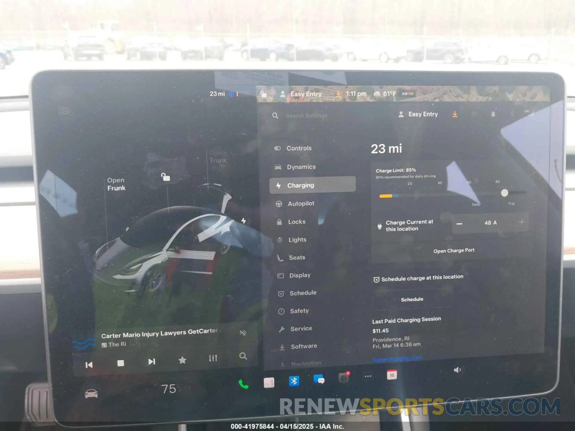 17 Photograph of a damaged car 5YJ3E1EB6KF209925 TESLA MODEL 3 2019