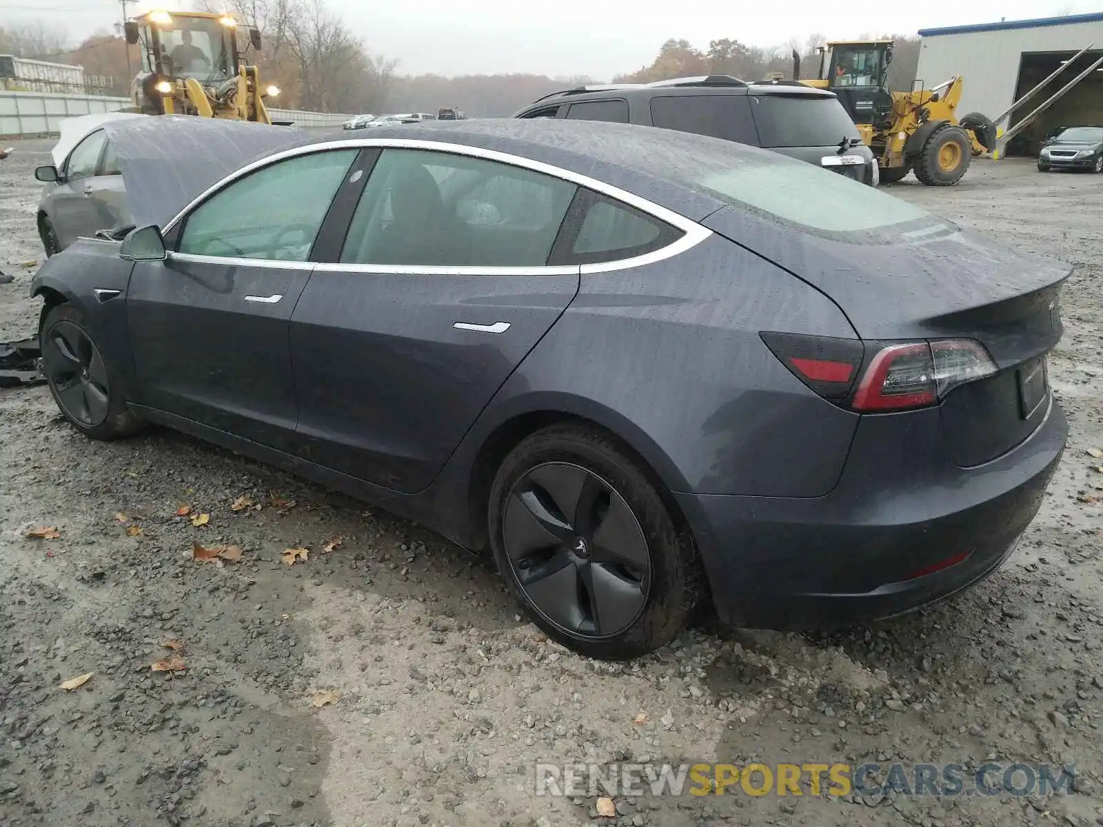 3 Photograph of a damaged car 5YJ3E1EB6KF209956 TESLA MODEL 3 2019