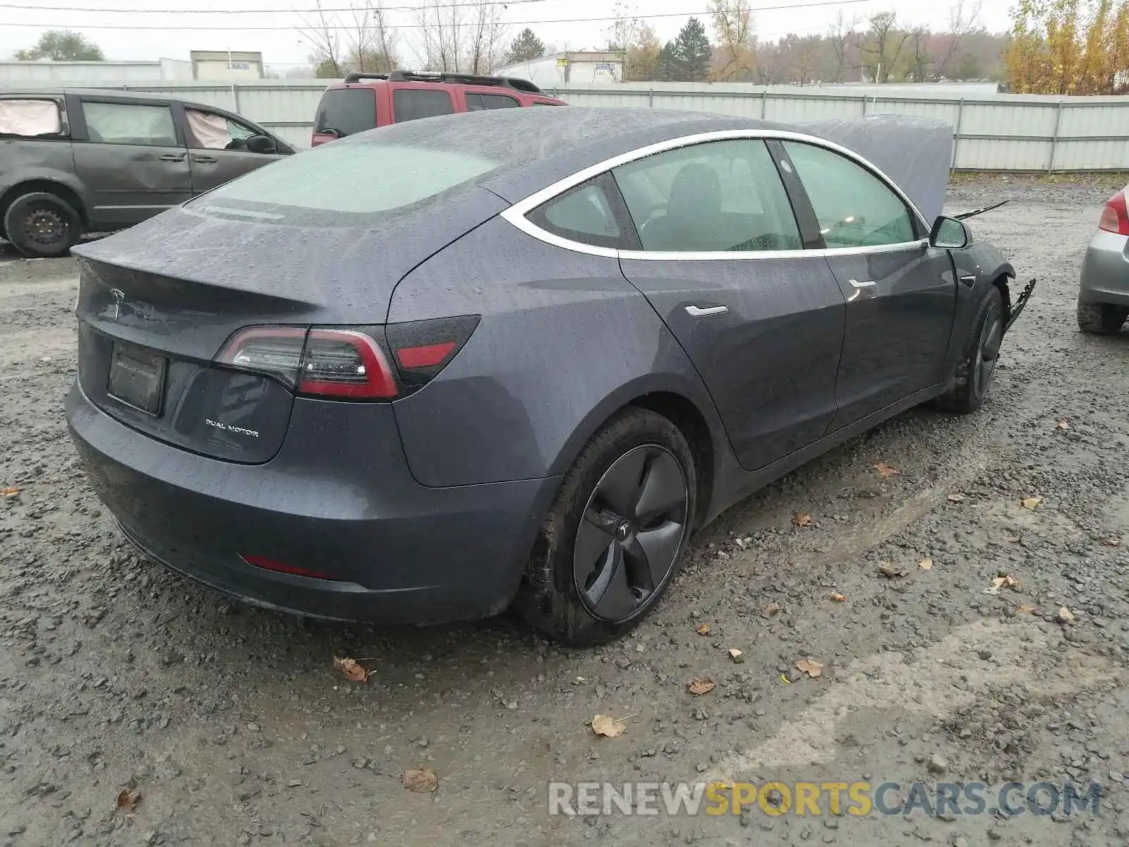 4 Photograph of a damaged car 5YJ3E1EB6KF209956 TESLA MODEL 3 2019