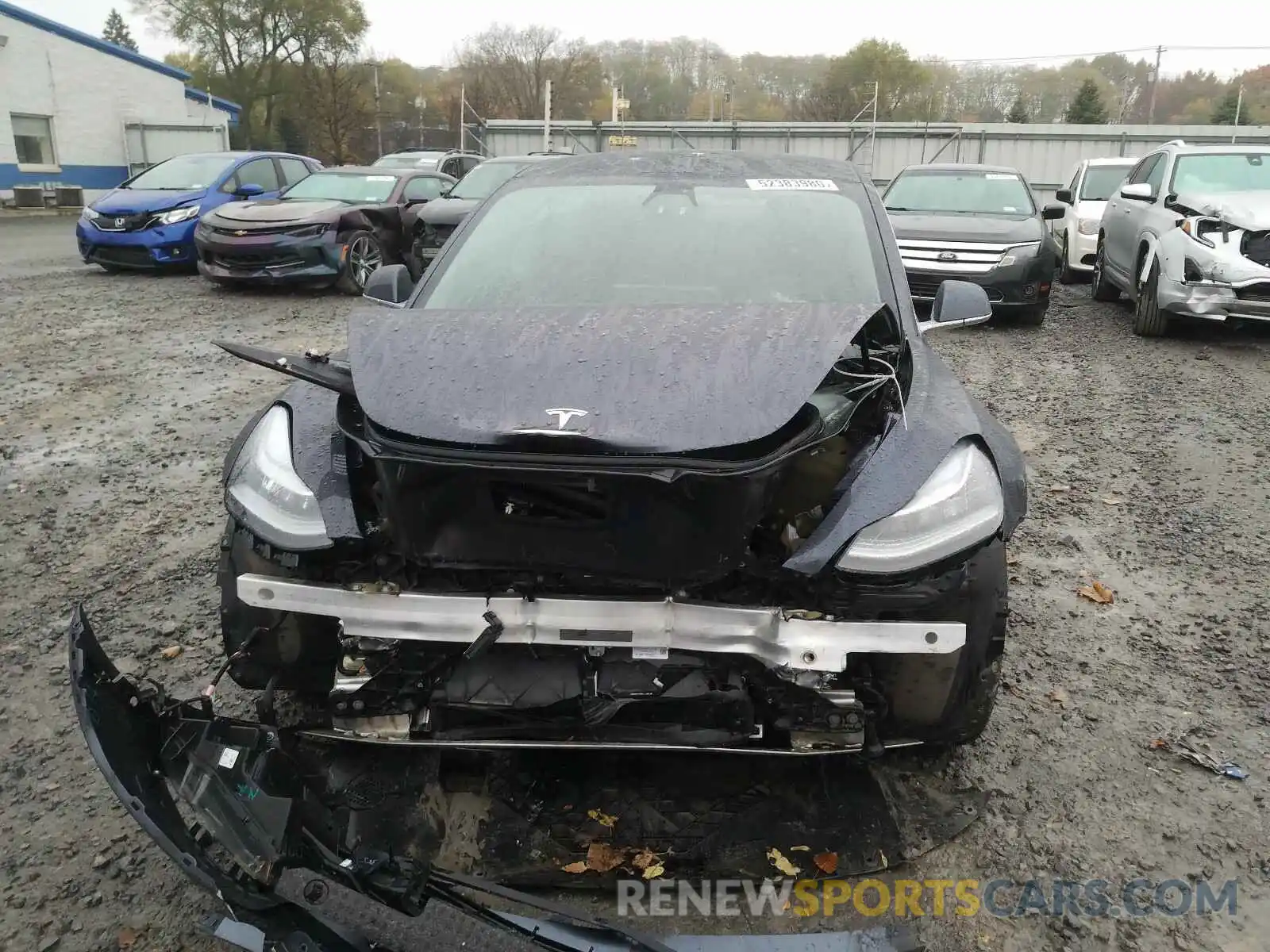 9 Photograph of a damaged car 5YJ3E1EB6KF209956 TESLA MODEL 3 2019