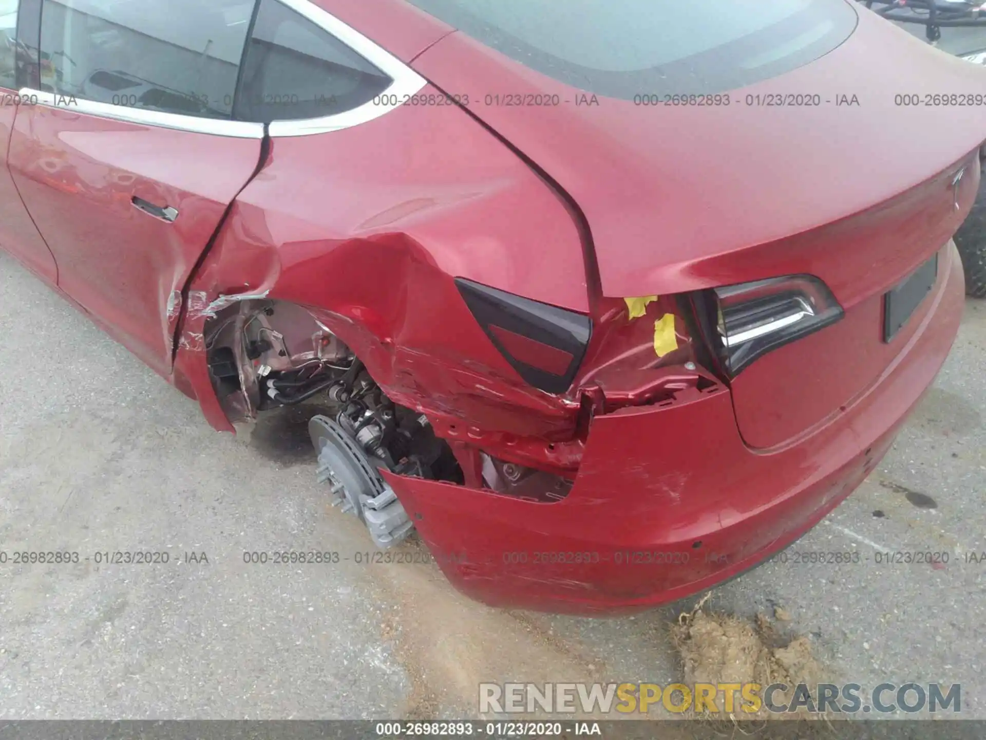 6 Photograph of a damaged car 5YJ3E1EB6KF210606 TESLA MODEL 3 2019