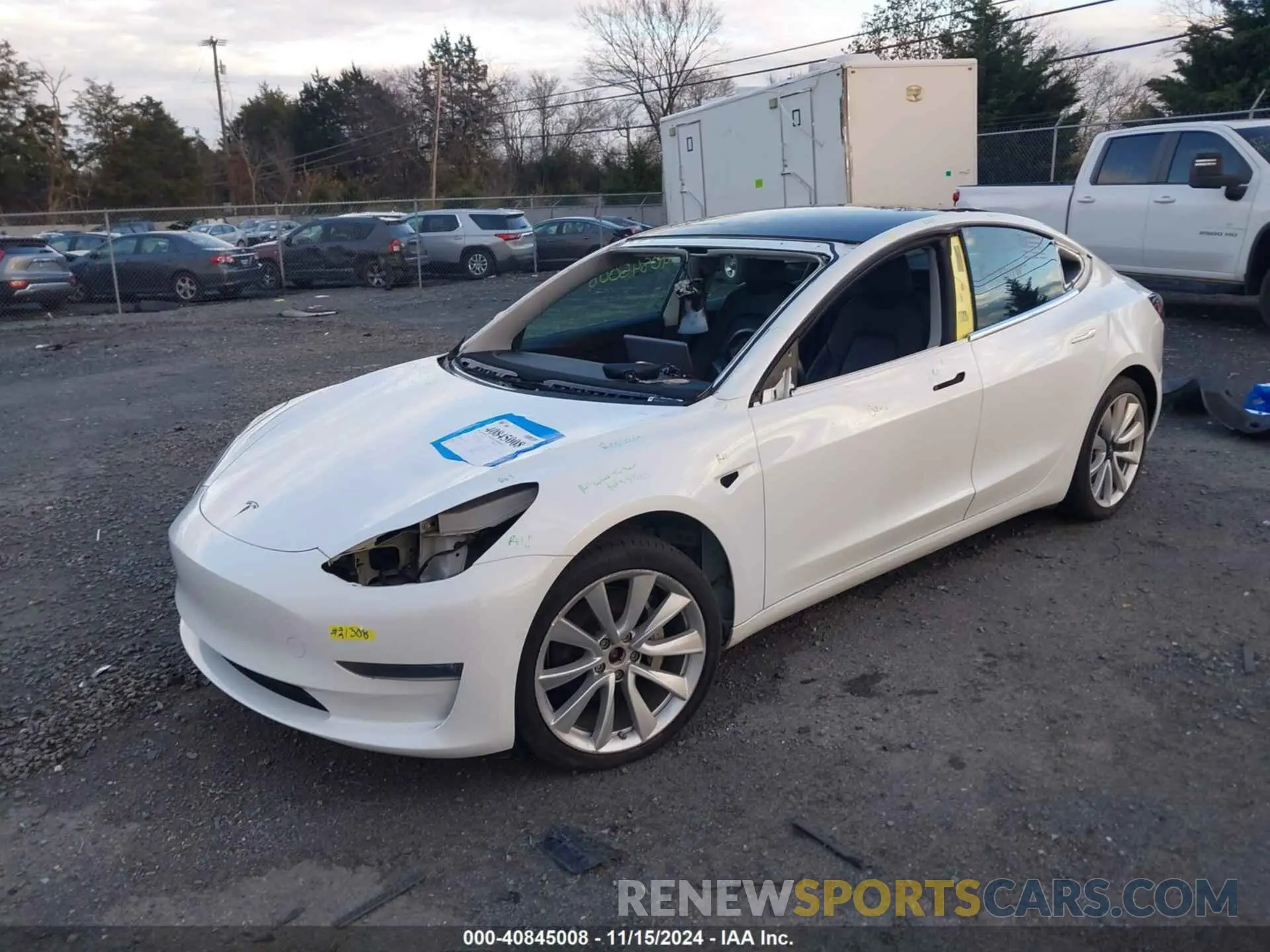 2 Photograph of a damaged car 5YJ3E1EB6KF211660 TESLA MODEL 3 2019