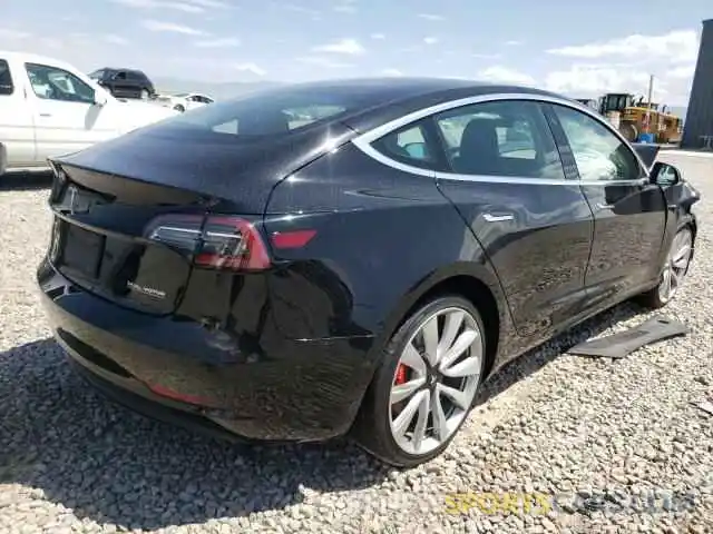 4 Photograph of a damaged car 5YJ3E1EB6KF237272 TESLA MODEL 3 2019