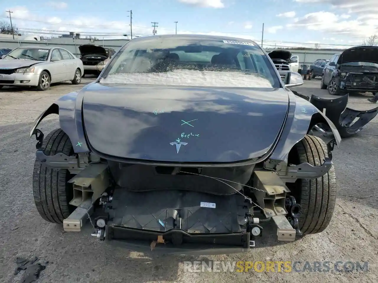 5 Photograph of a damaged car 5YJ3E1EB6KF361378 TESLA MODEL 3 2019