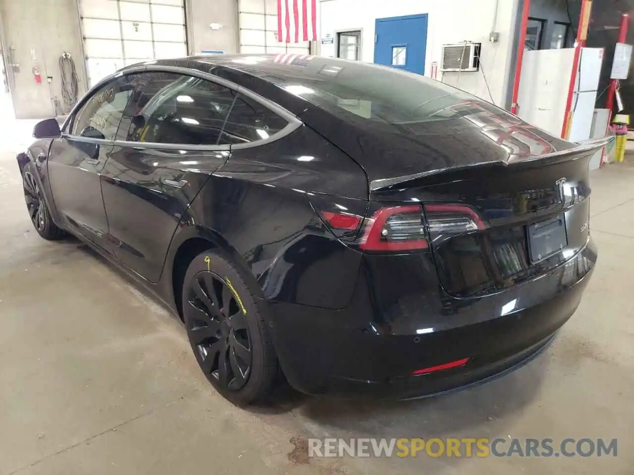 3 Photograph of a damaged car 5YJ3E1EB6KF385289 TESLA MODEL 3 2019