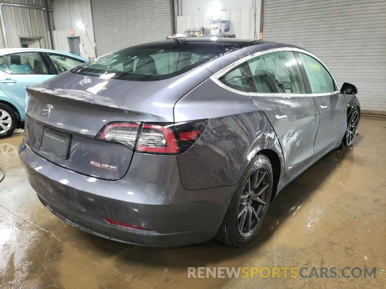 4 Photograph of a damaged car 5YJ3E1EB6KF386863 TESLA MODEL 3 2019