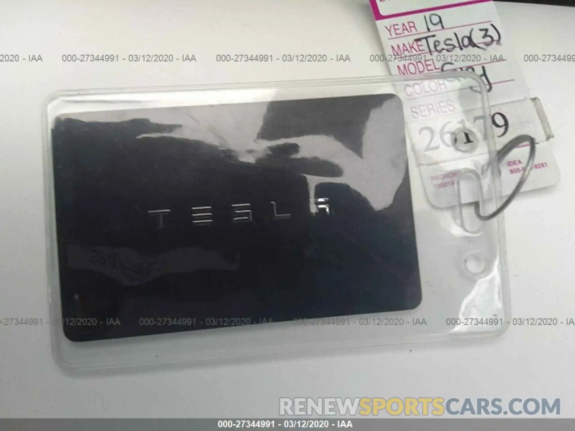 11 Photograph of a damaged car 5YJ3E1EB6KF393361 TESLA MODEL 3 2019