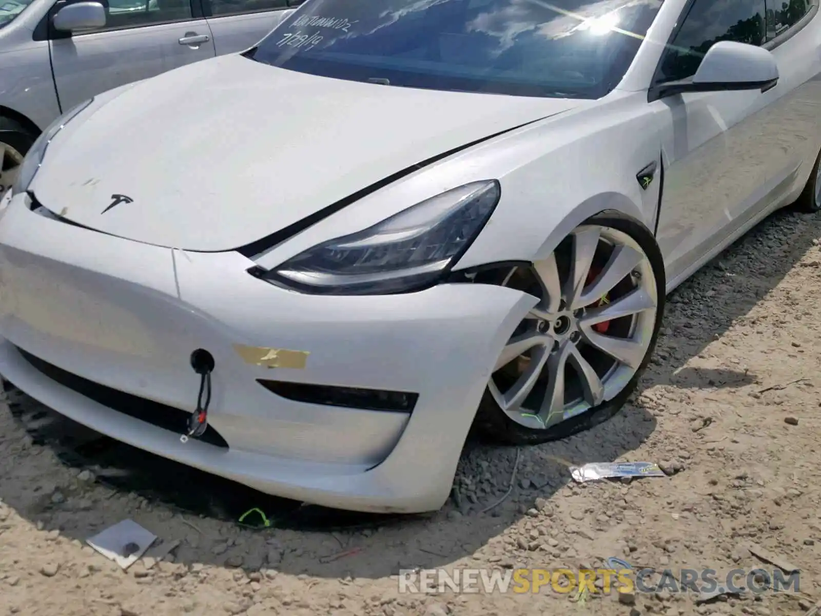 9 Photograph of a damaged car 5YJ3E1EB6KF393750 TESLA MODEL 3 2019