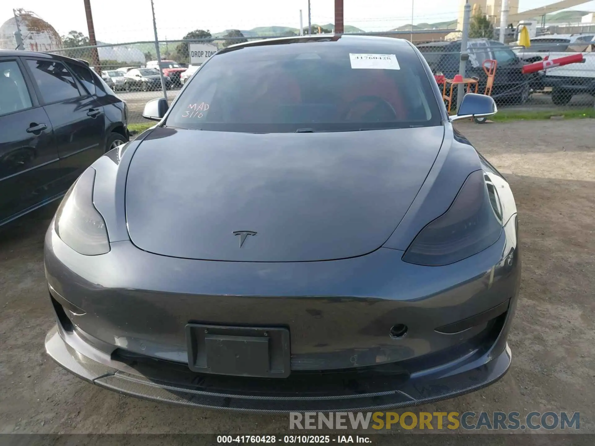 11 Photograph of a damaged car 5YJ3E1EB6KF413320 TESLA MODEL 3 2019