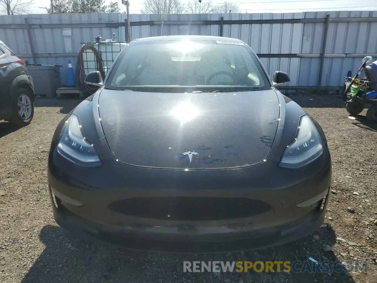 5 Photograph of a damaged car 5YJ3E1EB6KF421305 TESLA MODEL 3 2019