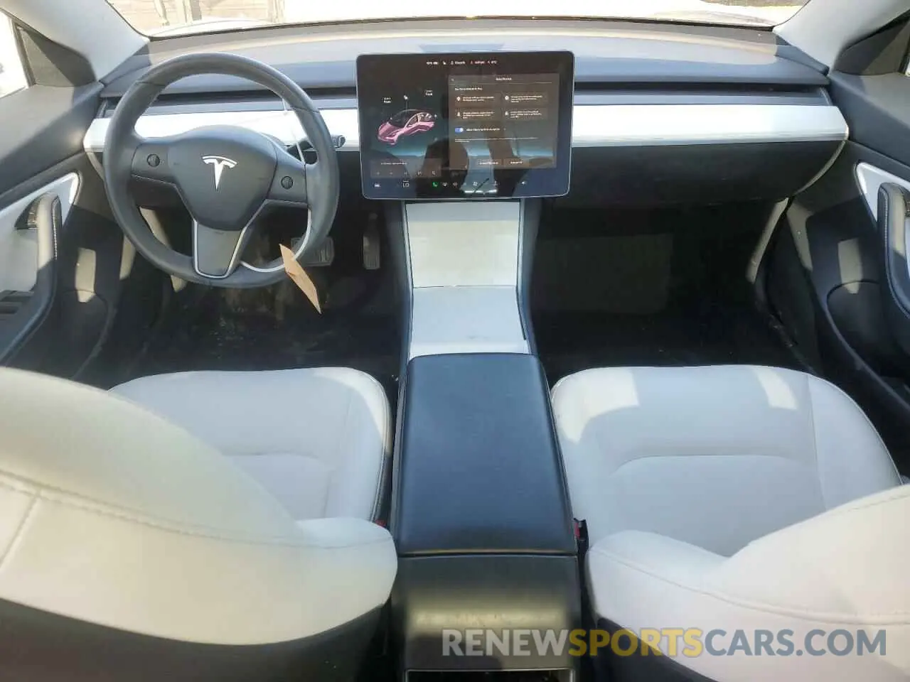 8 Photograph of a damaged car 5YJ3E1EB6KF421305 TESLA MODEL 3 2019