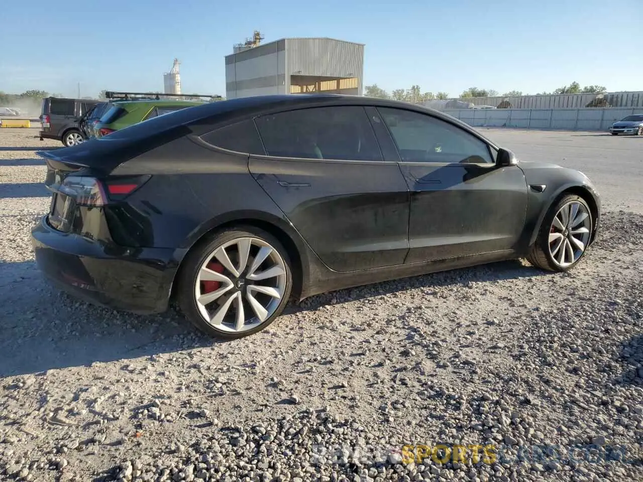 3 Photograph of a damaged car 5YJ3E1EB6KF440386 TESLA MODEL 3 2019