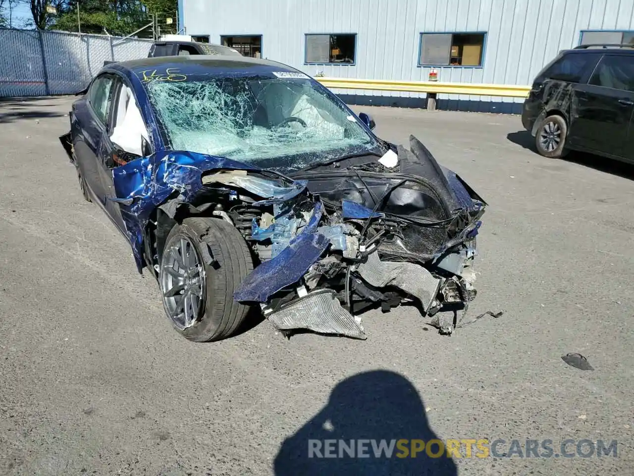 9 Photograph of a damaged car 5YJ3E1EB6KF497204 TESLA MODEL 3 2019