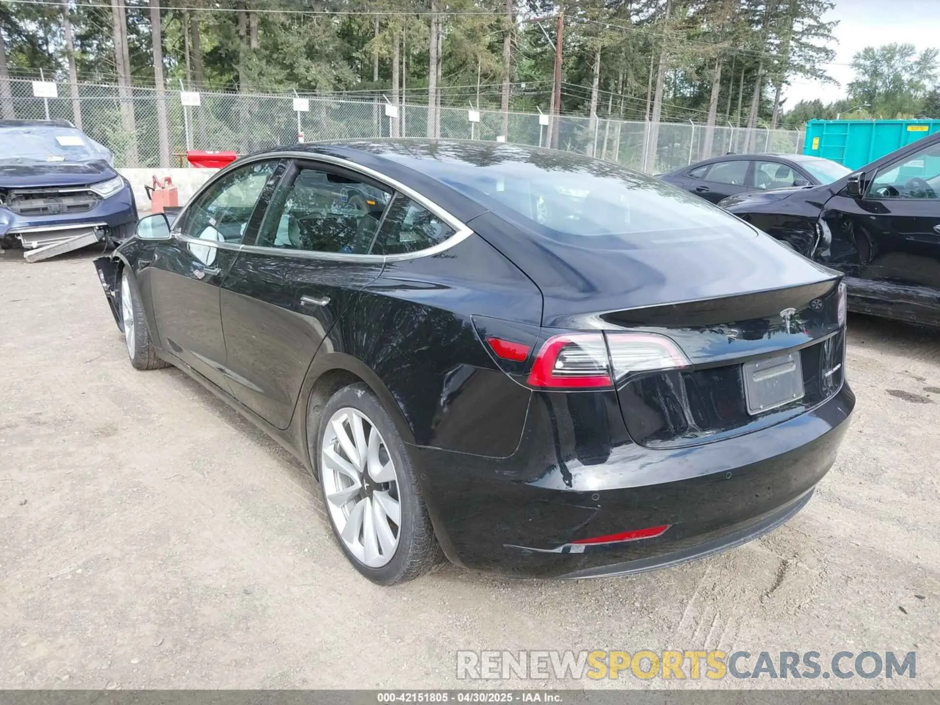 3 Photograph of a damaged car 5YJ3E1EB7KF191872 TESLA MODEL 3 2019