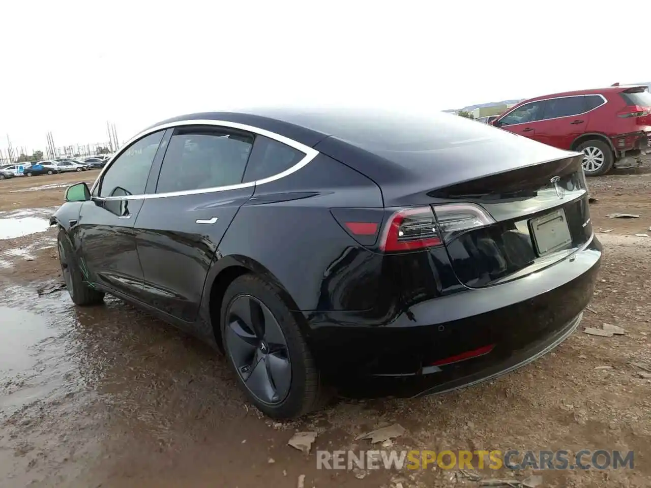 3 Photograph of a damaged car 5YJ3E1EB7KF194819 TESLA MODEL 3 2019