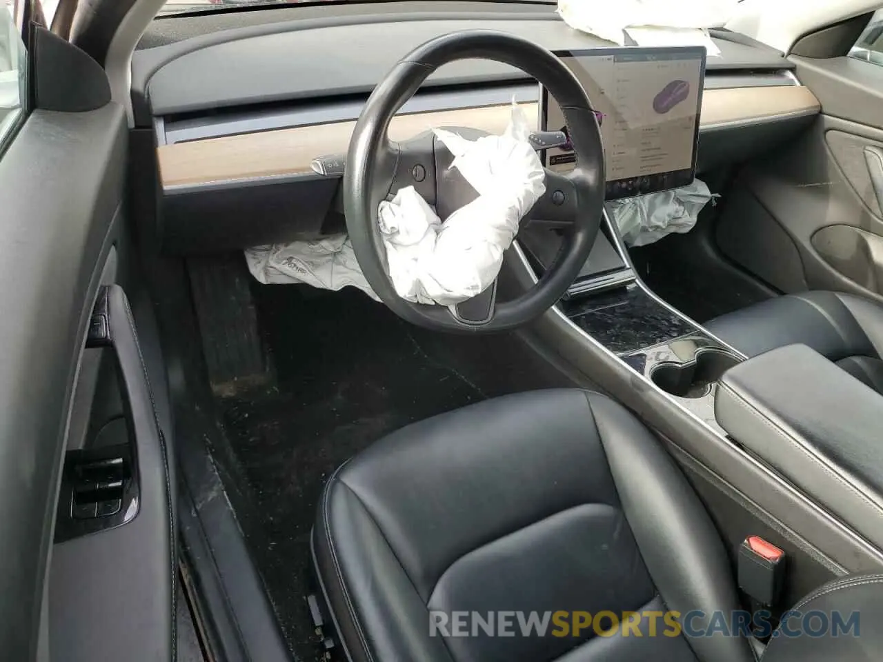 8 Photograph of a damaged car 5YJ3E1EB7KF199051 TESLA MODEL 3 2019