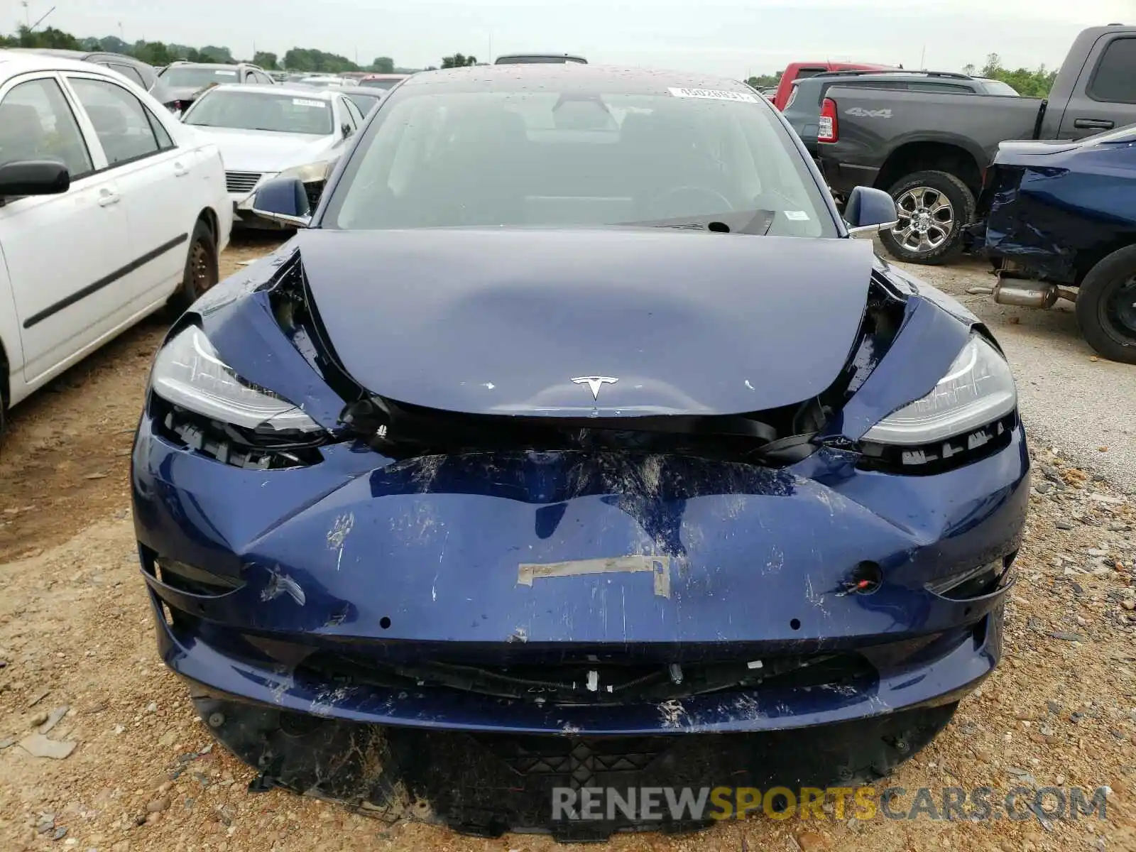 9 Photograph of a damaged car 5YJ3E1EB7KF199485 TESLA MODEL 3 2019