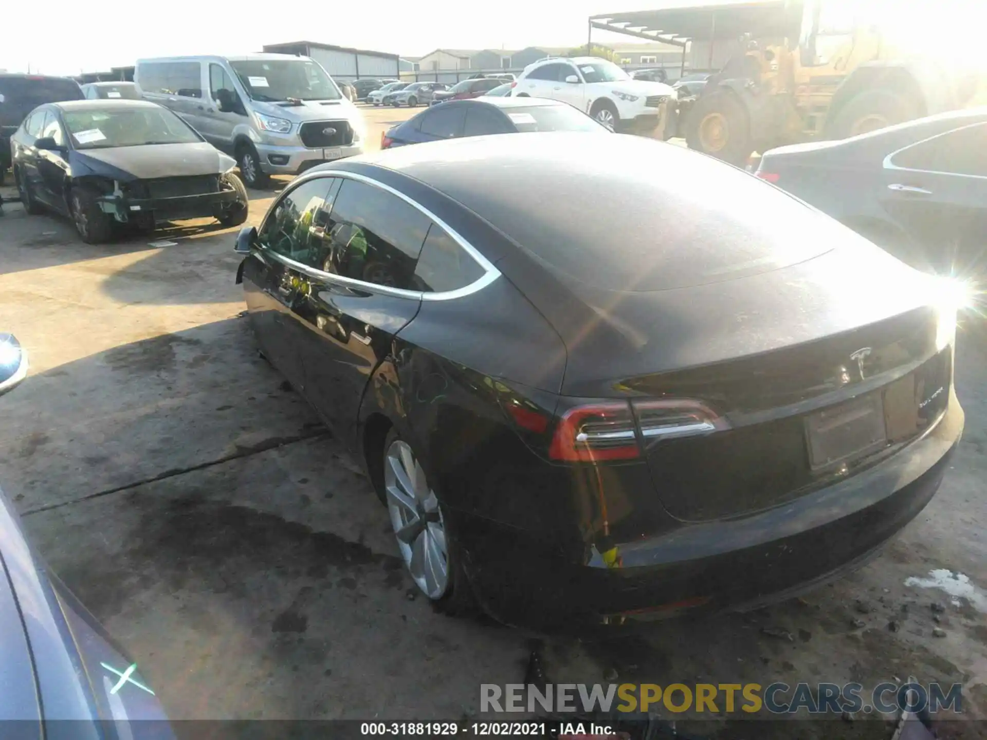 3 Photograph of a damaged car 5YJ3E1EB7KF213661 TESLA MODEL 3 2019