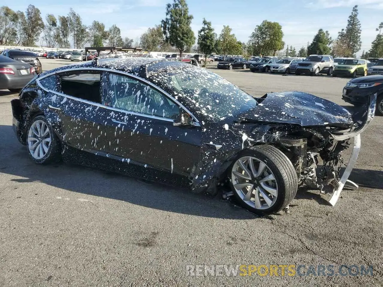 4 Photograph of a damaged car 5YJ3E1EB7KF364564 TESLA MODEL 3 2019