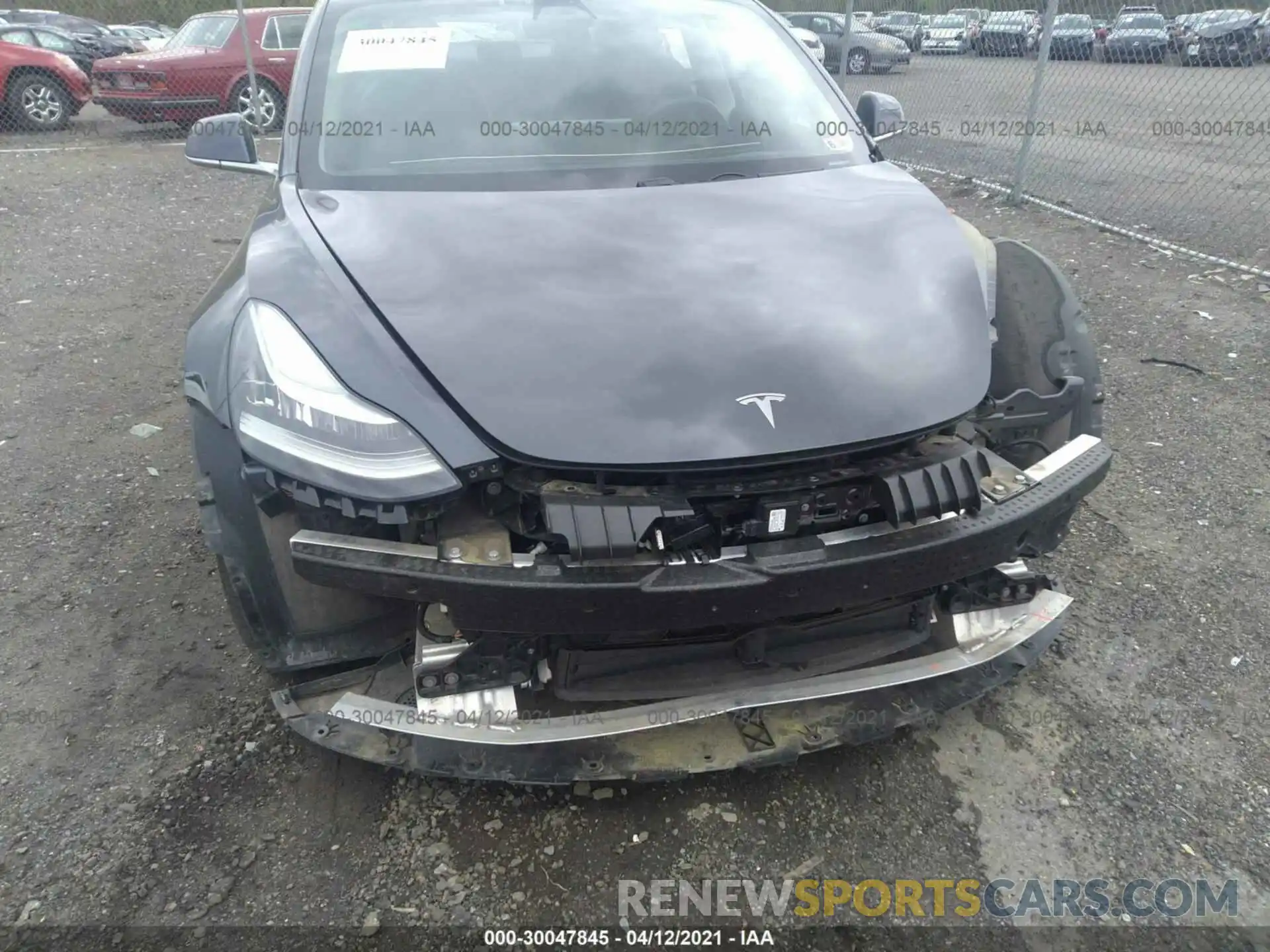 6 Photograph of a damaged car 5YJ3E1EB7KF389075 TESLA MODEL 3 2019