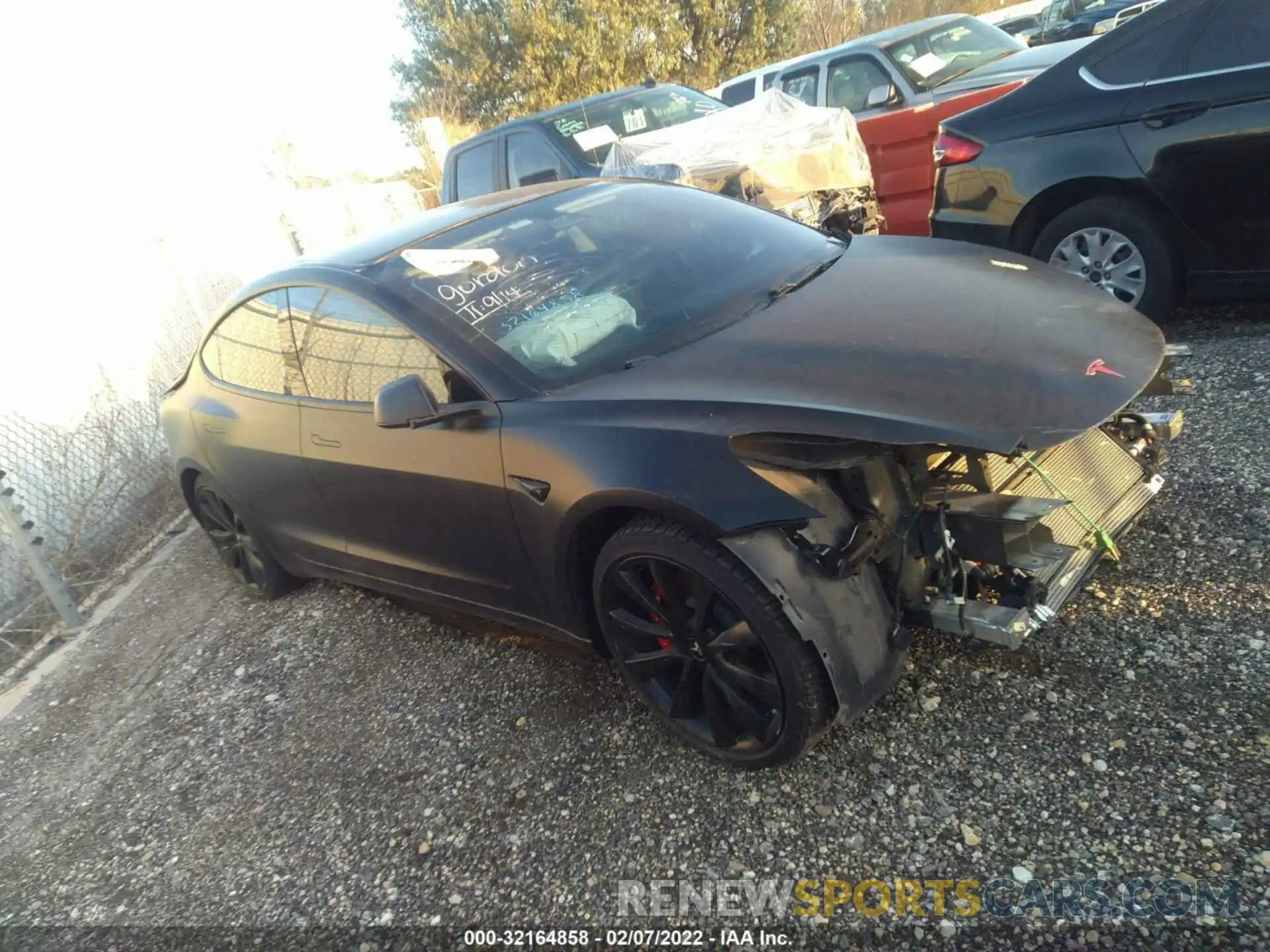 1 Photograph of a damaged car 5YJ3E1EB7KF392686 TESLA MODEL 3 2019