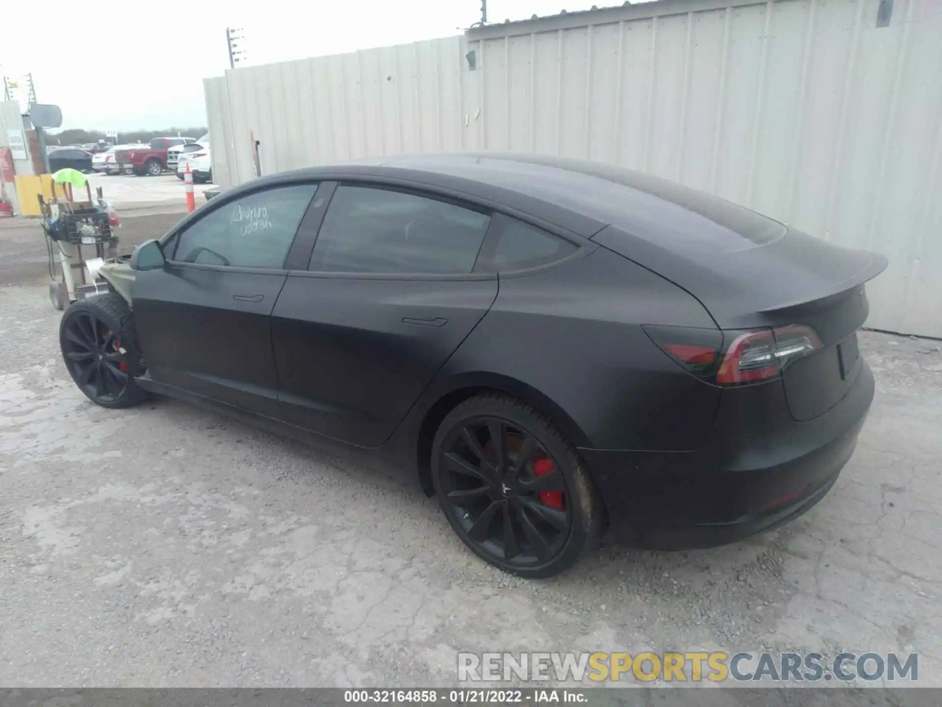 3 Photograph of a damaged car 5YJ3E1EB7KF392686 TESLA MODEL 3 2019