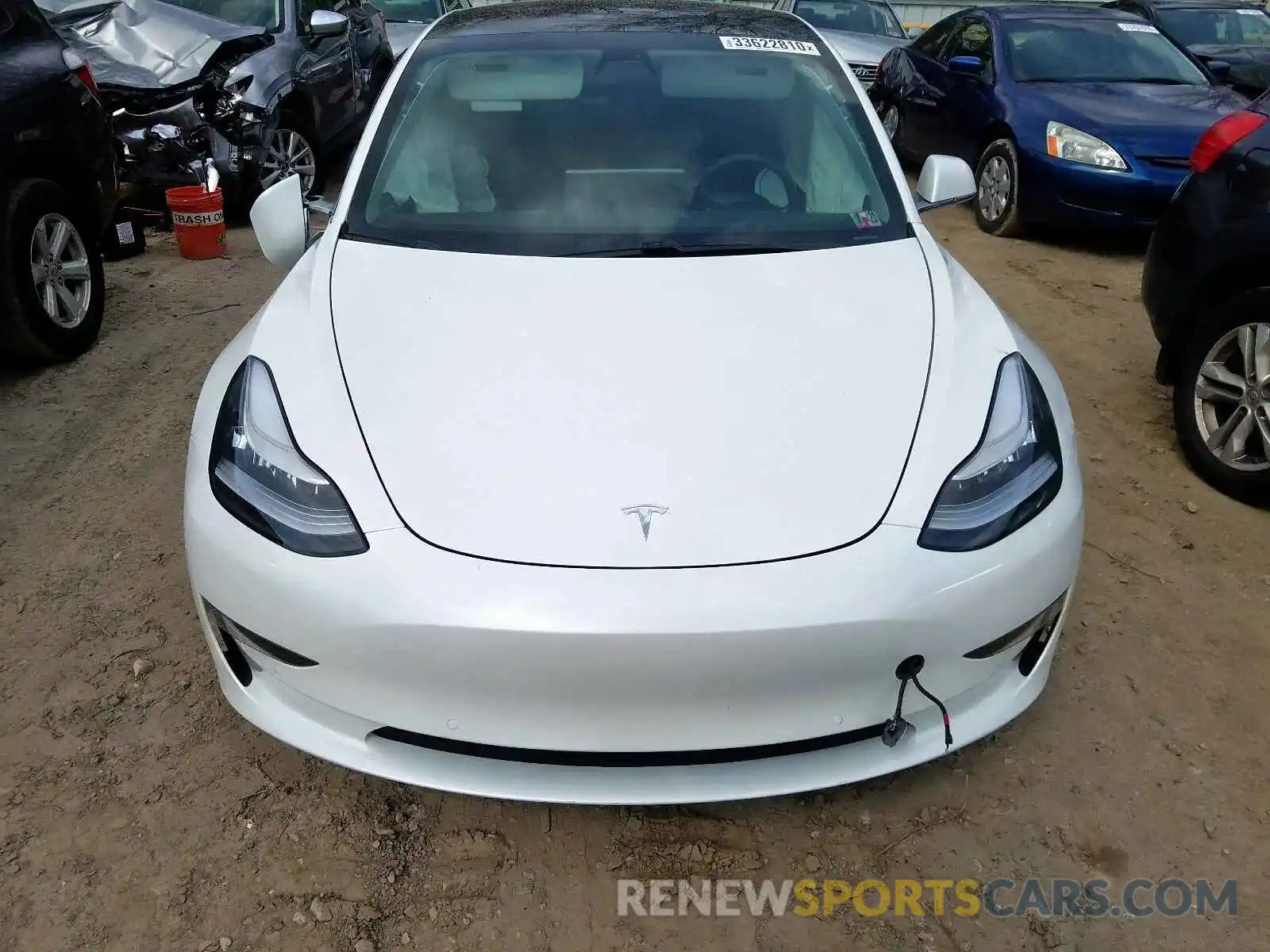 7 Photograph of a damaged car 5YJ3E1EB7KF427422 TESLA MODEL 3 2019