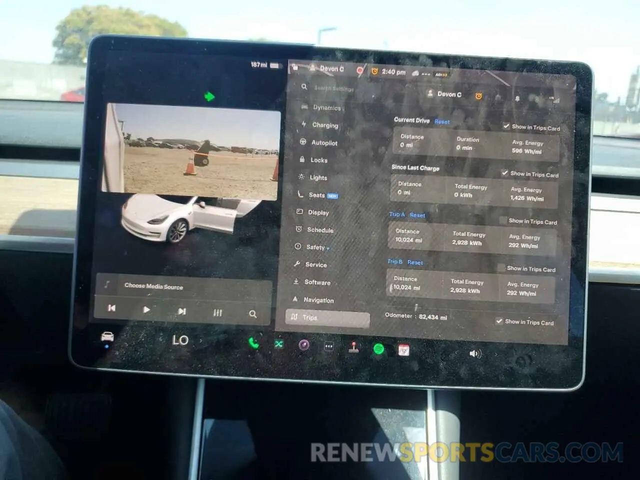 9 Photograph of a damaged car 5YJ3E1EB7KF434113 TESLA MODEL 3 2019