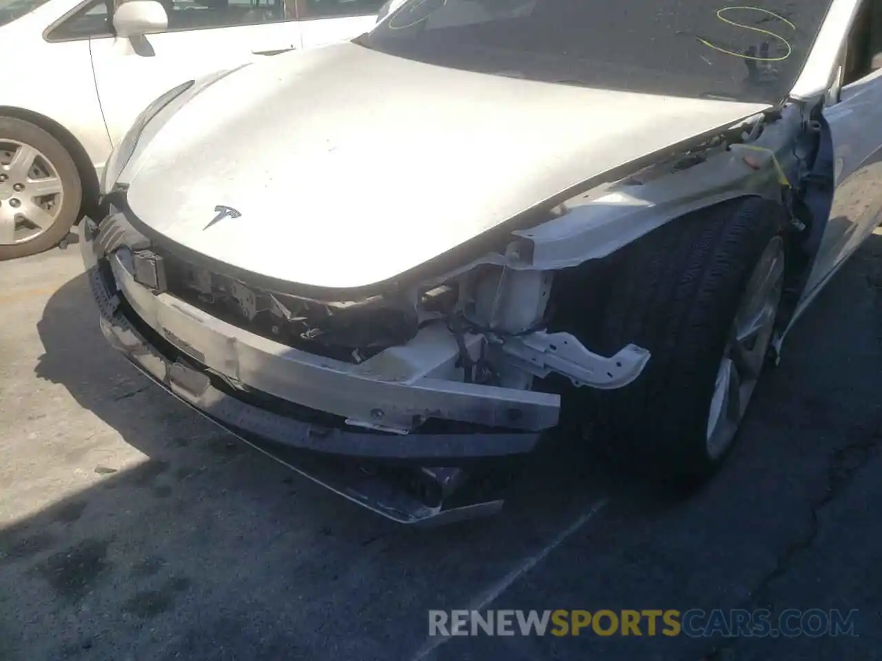 9 Photograph of a damaged car 5YJ3E1EB7KF434161 TESLA MODEL 3 2019