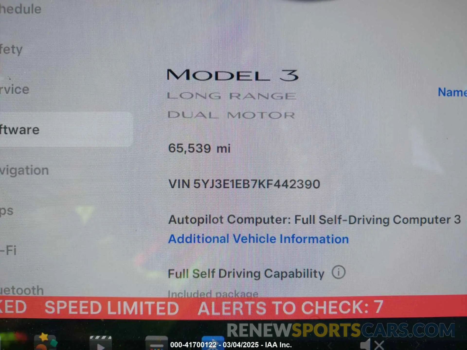 16 Photograph of a damaged car 5YJ3E1EB7KF442390 TESLA MODEL 3 2019