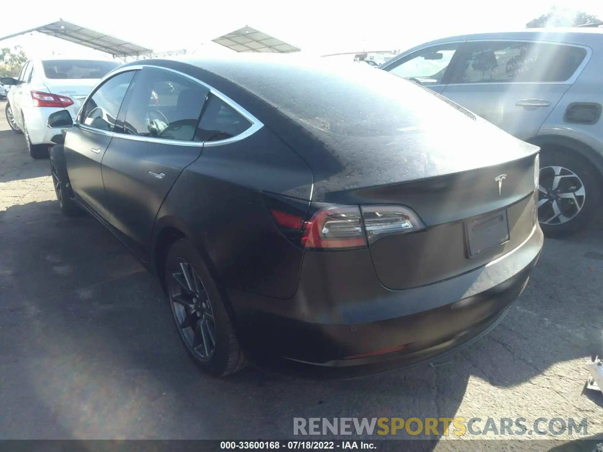 3 Photograph of a damaged car 5YJ3E1EB7KF451753 TESLA MODEL 3 2019