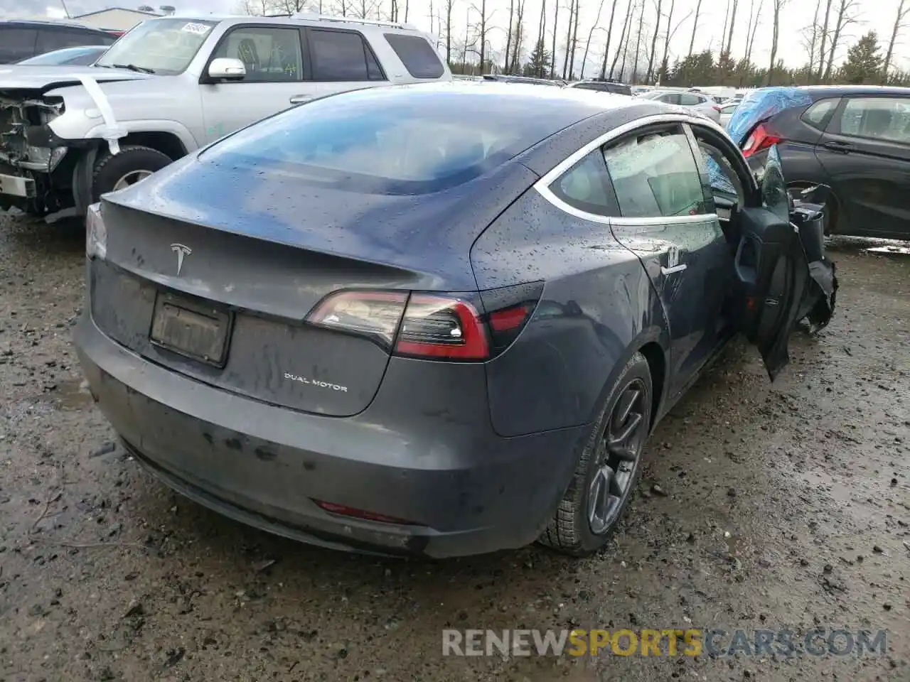 4 Photograph of a damaged car 5YJ3E1EB7KF451980 TESLA MODEL 3 2019