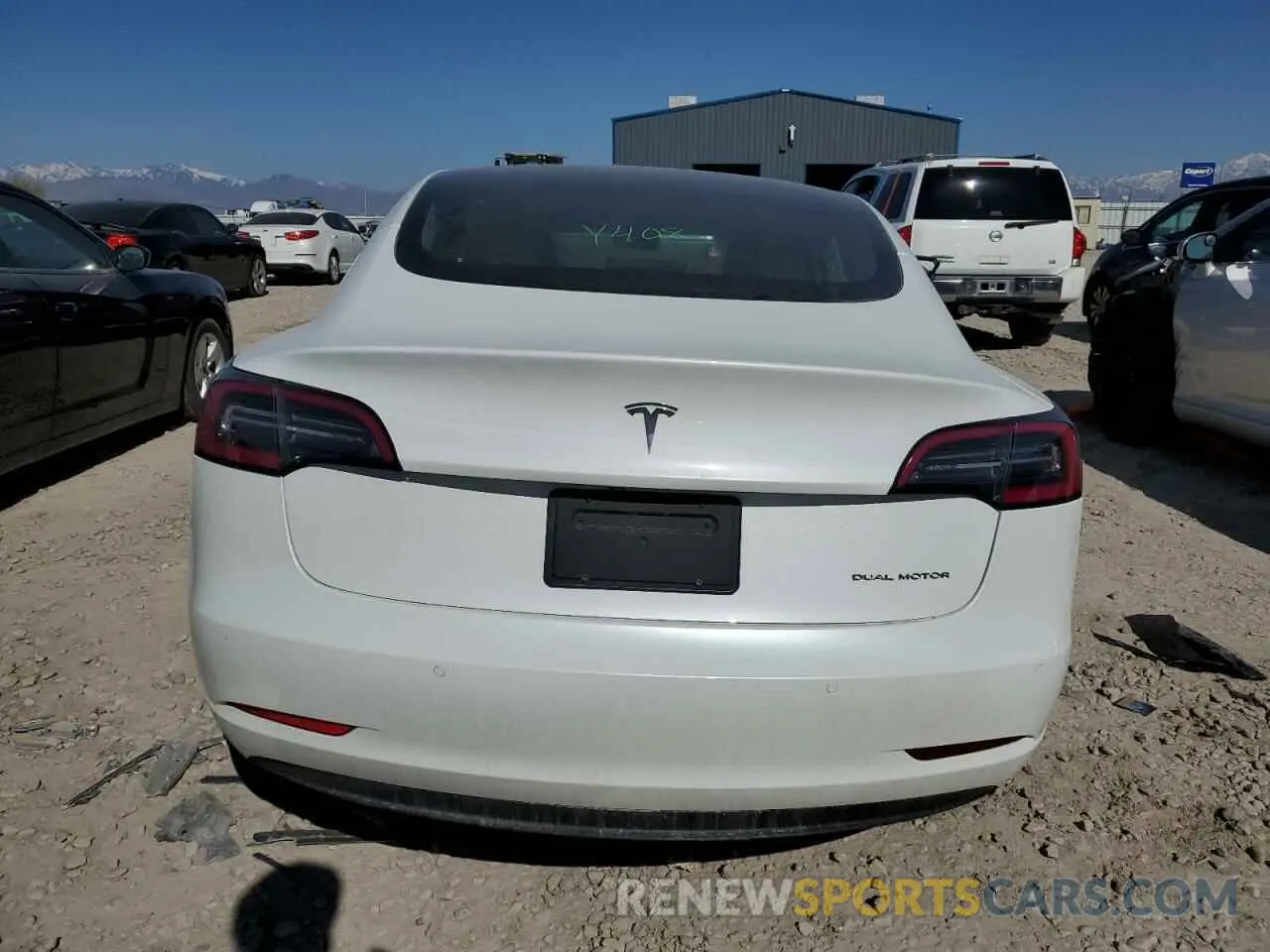 6 Photograph of a damaged car 5YJ3E1EB7KF453308 TESLA MODEL 3 2019