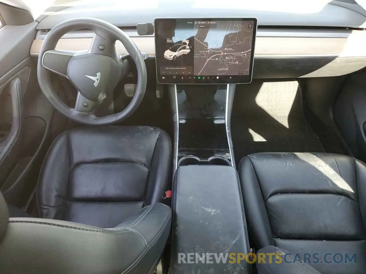8 Photograph of a damaged car 5YJ3E1EB7KF453308 TESLA MODEL 3 2019