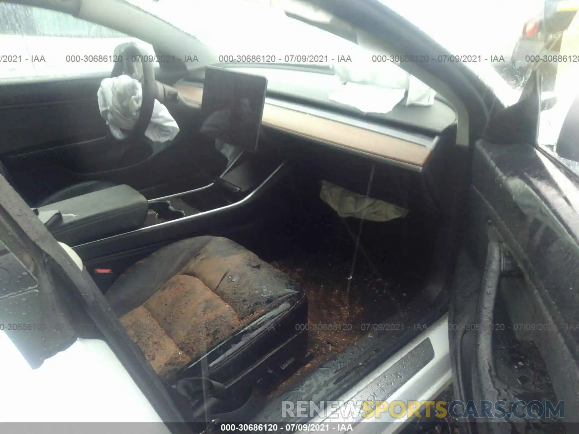 5 Photograph of a damaged car 5YJ3E1EB7KF454216 TESLA MODEL 3 2019