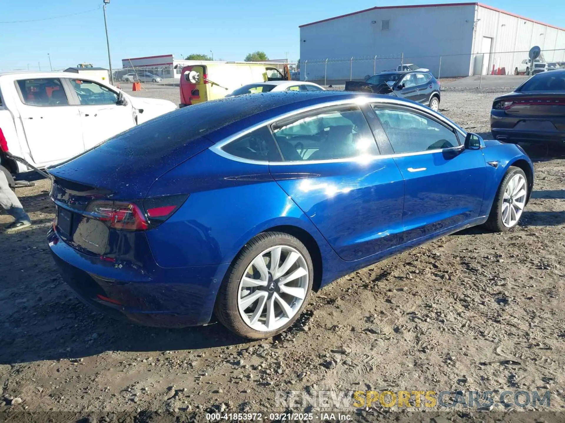 4 Photograph of a damaged car 5YJ3E1EB7KF454636 TESLA MODEL 3 2019